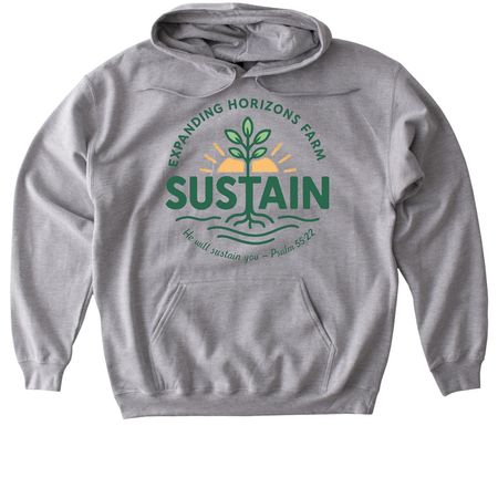Sustain - 2026, a Sport Grey Gildan Softstyle Pullover Hoodie