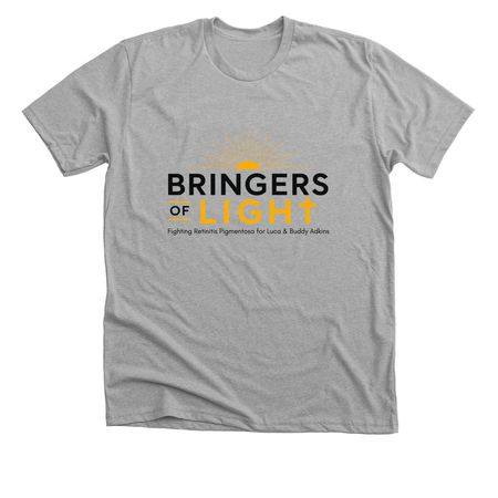 BRINGERS OF LIGHTSHIRT LAUNCH (Tee + Sweat), a Athletic Heather Premium Unisex Tee