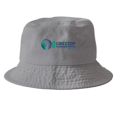 GBS|CIDP Awareness Month - May 2026, a Grey Printed Bucket Hat