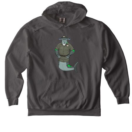 Dack Shack Hoodie, a Pepper Comfort Colors Pullover Hoodie