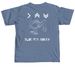 Blue for Buddy, a Blue Jean Comfort Colors Unisex Tee (back-view)
