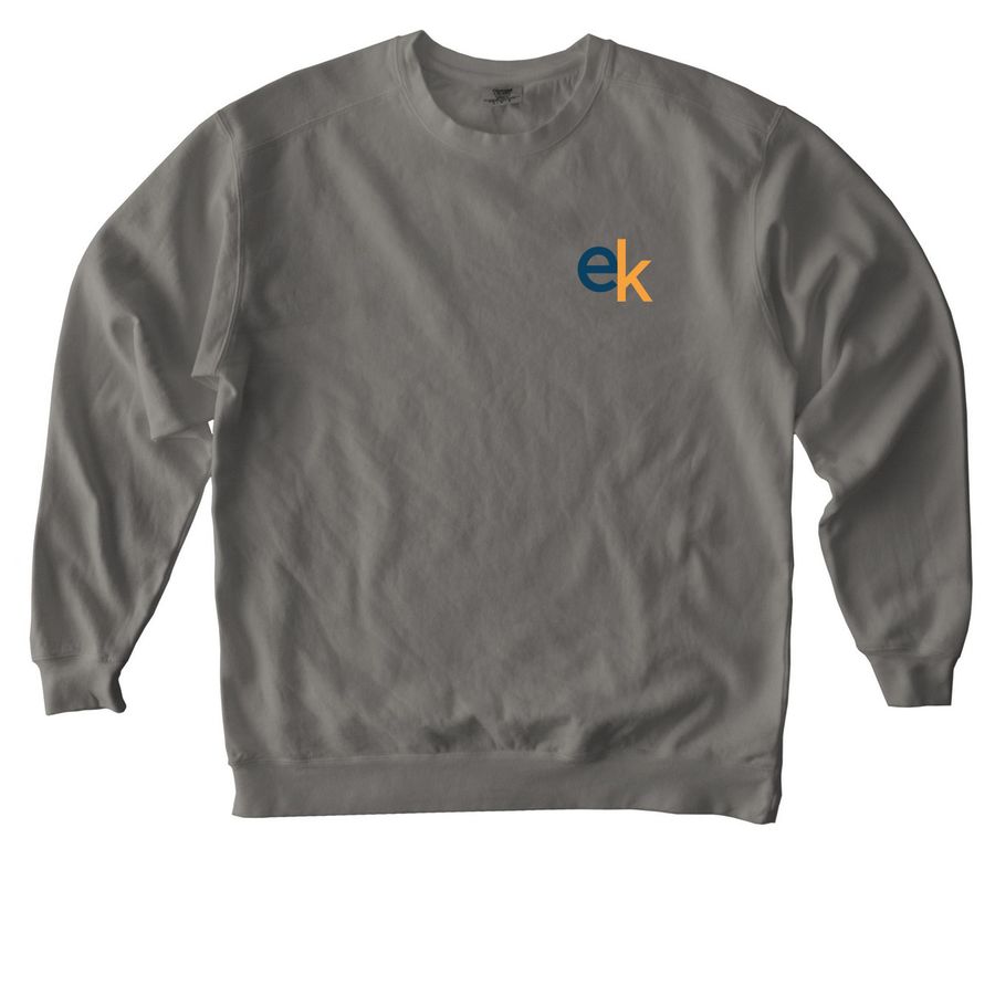 Empowering Kids Logo Wear, a Grey Comfort Colors Crewneck Sweatshirt