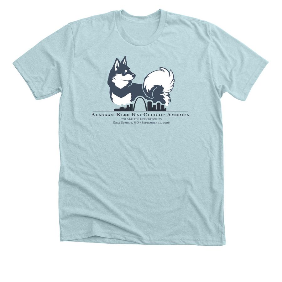 AKKCOA 2026 6th Specialty, a Heather Ice Blue Premium Unisex Tee