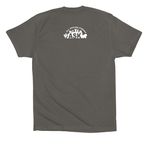 Let Opossums Live, a Asphalt Premium Cotton Tee (back-view)