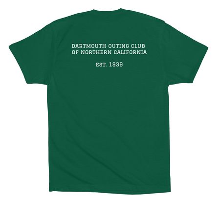 Ask me about my french drain - Tee, a Evergreen Premium Cotton Tee (back-view)