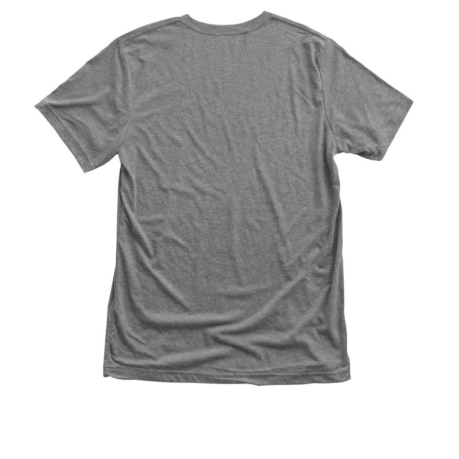 Choose {Abundant} Life!, a Premium Heather Triblend Unisex Tee (back-view)