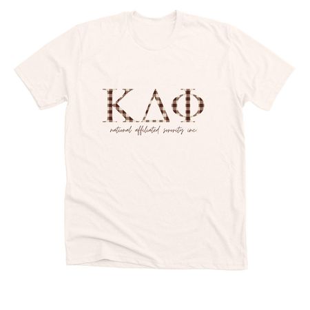 Fall Letters, a Heather Natural Premium Unisex Tee