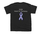 Team Addy&nbsp;, a Black Youth Unisex Tee (back-view)