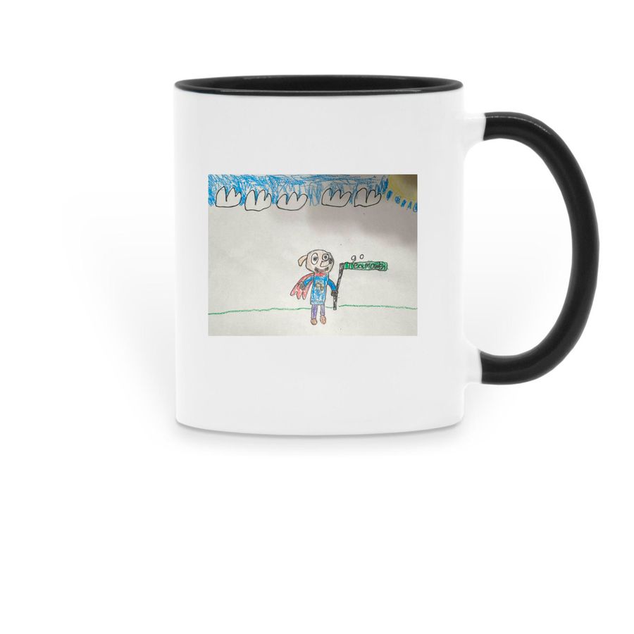 Owen Mug, a Black Two-Tone Ceramic Mug