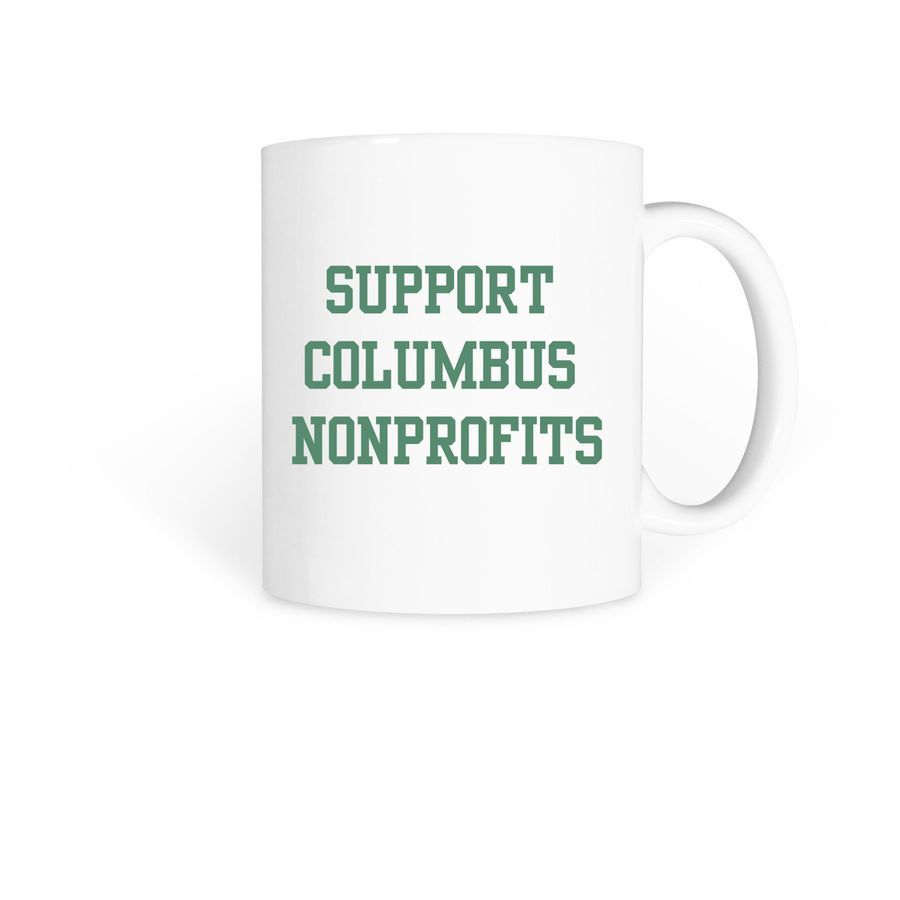 Support Columbus Nonprofits, a White Coffee Mug