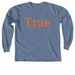 Cuckoo Tee, a Blue Jean Comfort Colors Long Sleeve Tee