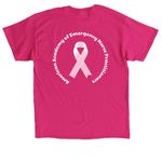 AAENP Breast Cancer Awareness, a Heliconia Classic Unisex Tee (back-view)