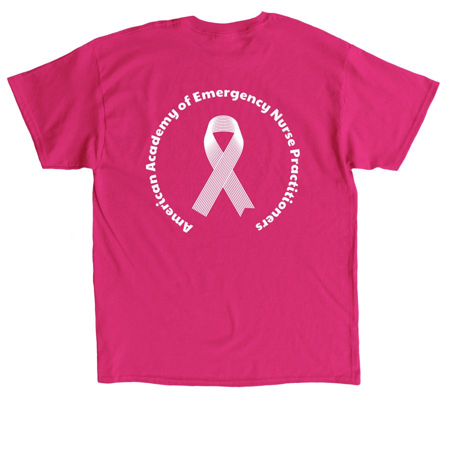 AAENP Breast Cancer Awareness, a Heliconia Classic Unisex Tee (back-view)