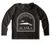 Anchorage Shirt, a Black UV Performance Long Sleeve Hoodie (back-view)