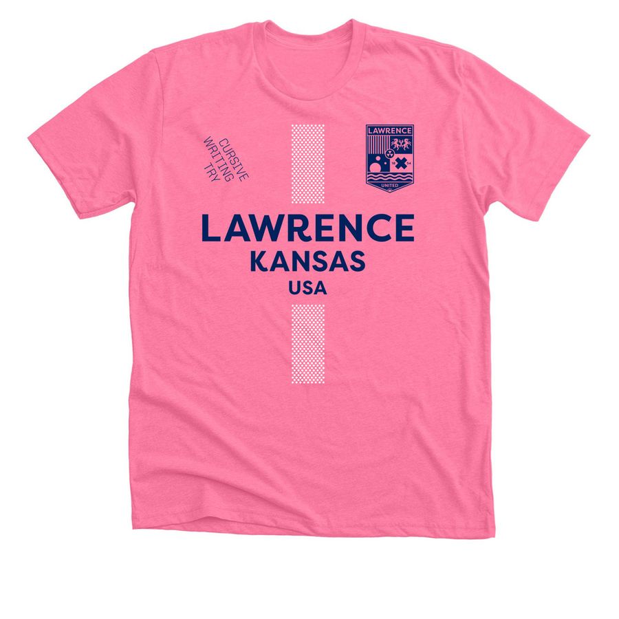 Lawrence United (Away) -&nbsp;George ?Nash? Walker, a Neon Pink Premium Unisex Tee