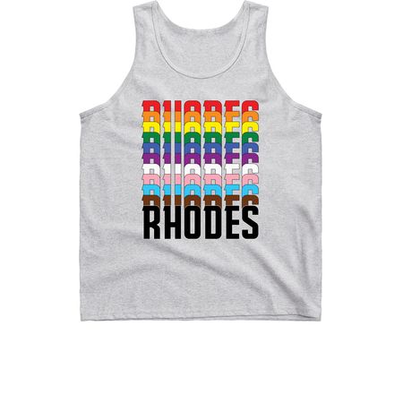 Rhodes Rhodes Rhodes, a Sport Grey Classic Unisex Tank Top