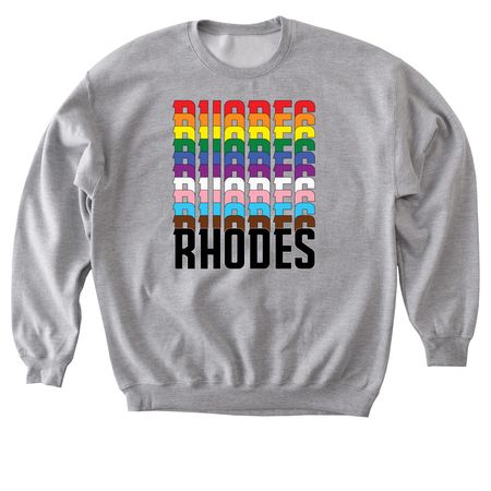 Rhodes Rhodes Rhodes, a Sport Grey Softstyle Crewneck Sweatshirt