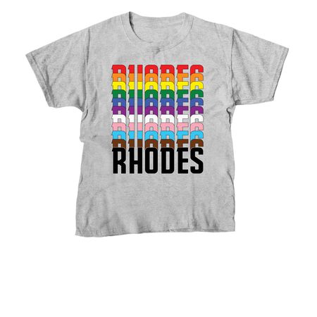 Rhodes Rhodes Rhodes, a Sport Grey Youth Unisex Tee
