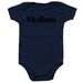 Medium Baby Onesie, a Navy Infant Onesie