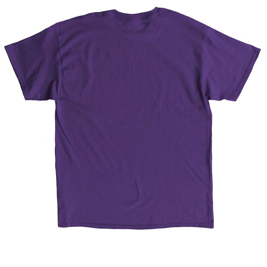 Pumped Up for Zara, a Purple Classic Unisex Tee (back-view)