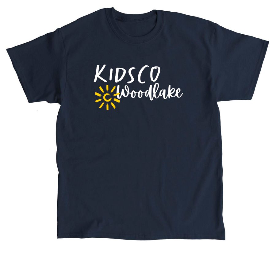 Adult KidsCo Woodlake, a Navy Classic Unisex Tee