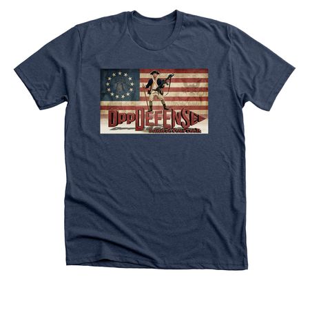 American DPPDefense&nbsp;, a Heather Navy Premium Unisex Tee