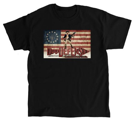 American DPPDefense&nbsp;, a Black Classic Unisex Tee