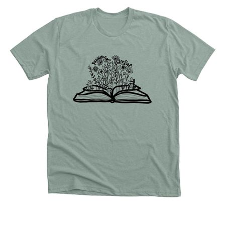 Presume Potential, a Heather Sage Premium Unisex Tee