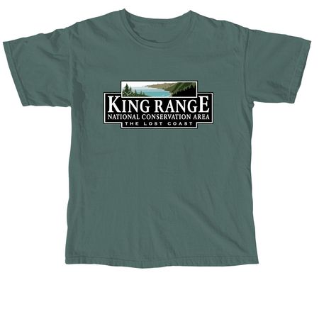 King Range National Conservation Area, a Blue Spruce Comfort Colors Unisex Tee