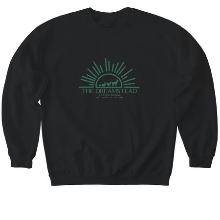 The Dreamstead Basic, a Black Softstyle Crewneck Sweatshirt