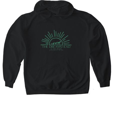 The Dreamstead Basic, a Black Gildan Softstyle Pullover Hoodie