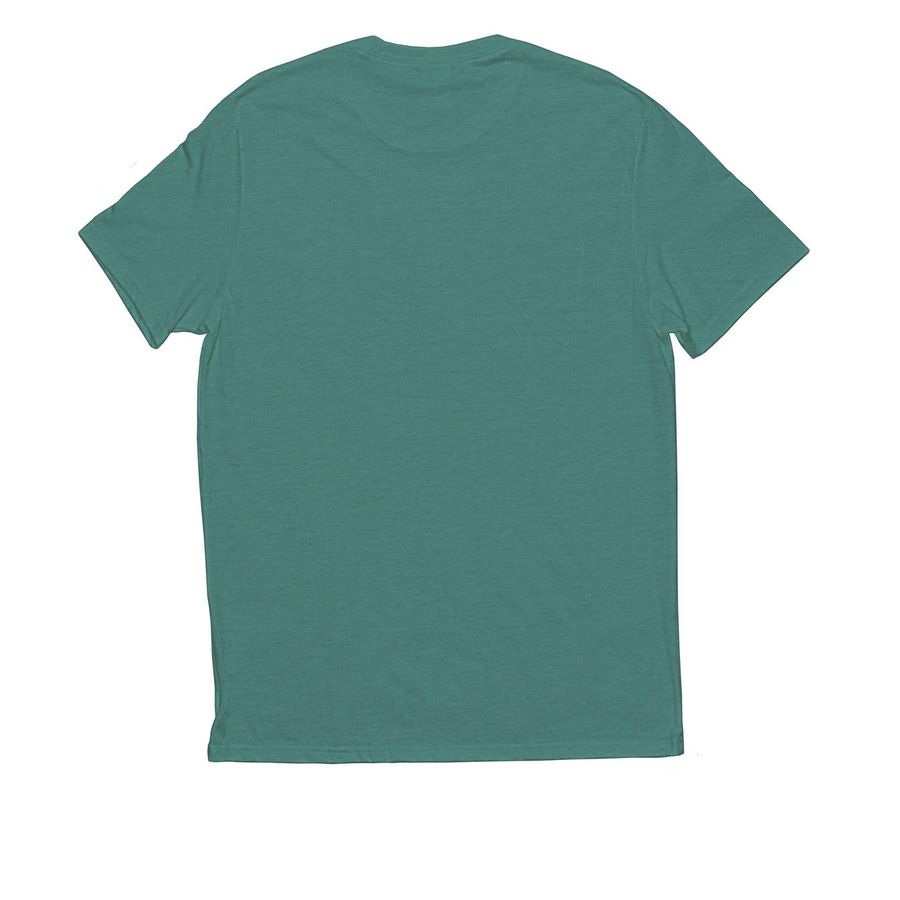 The Tired One, Not The Chosen One, a Deep Sea Green Allmade Eco Triblend Unisex Tee (back-view)
