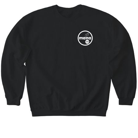 Meno Wear (Definition), a Black Softstyle Crewneck Sweatshirt