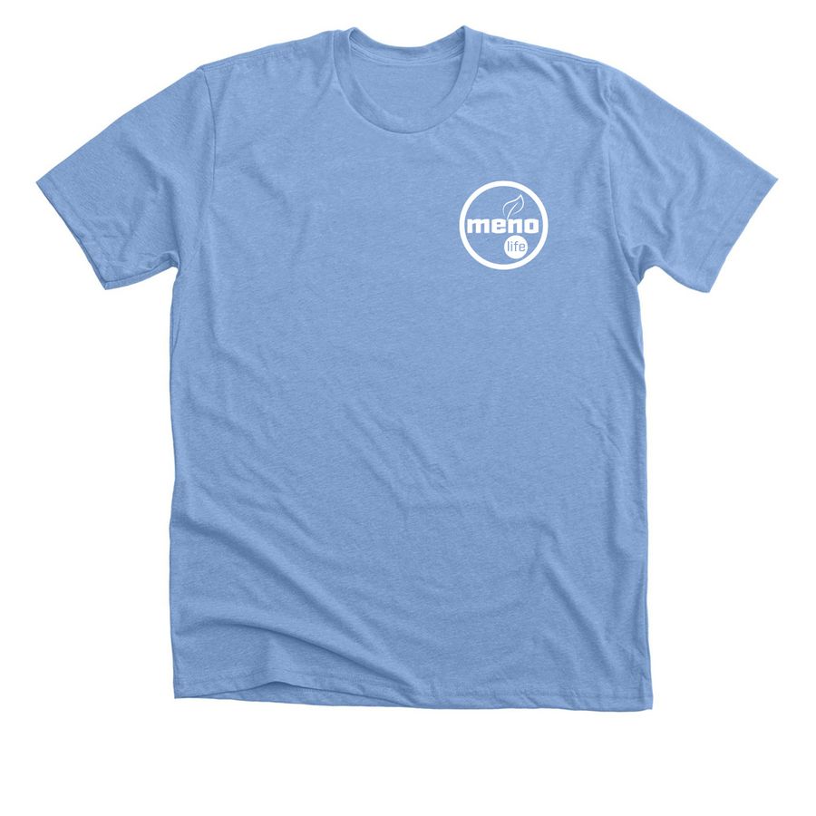 Meno Wear (Definition), a Heather Carolina Blue Premium Unisex Tee