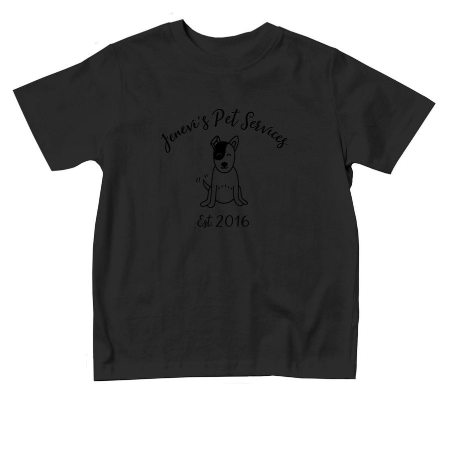 JPS Toddler Tops Color Set 1, a Black Toddler Tee