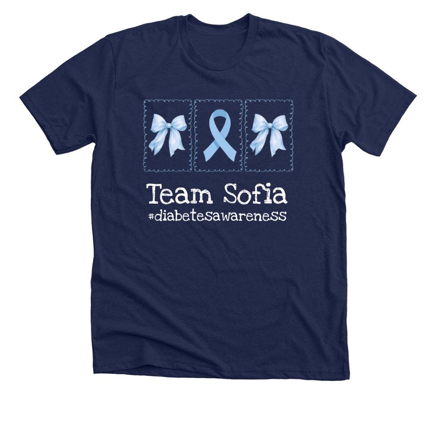 Team Sofia!, a Solid Navy Blend Premium Unisex Tee