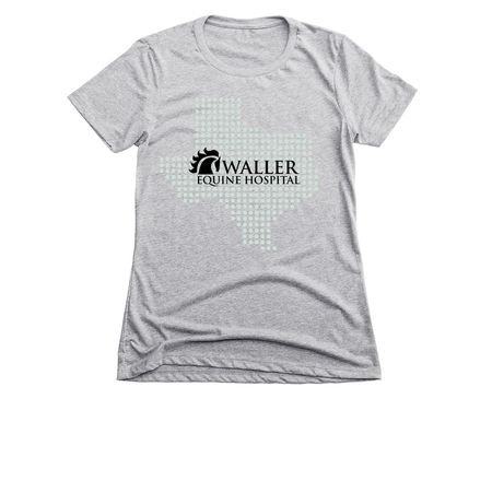 weh logowear&nbsp;, a Dark Heather Grey Women's Slim Fit Tee