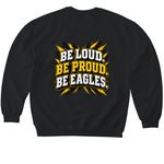Apex Eagles Classic Tee, a Black Softstyle Crewneck Sweatshirt (back-view)