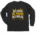 Apex Eagles Classic Tee, a Black Classic Long Sleeve Tee (back-view)