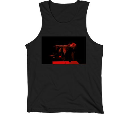 Red layout, a Black Premium Cotton Tank