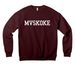 + MVSKOKE +, a Maroon Premium Drop Shoulder Sweatshirt