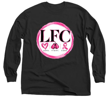 Team LFC, a Black Classic Long Sleeve Tee