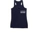 The Limited Distance CHAMPIONSHIP, a Navy Women's Racerback
