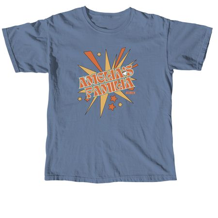 Amelia's FAmilia Race Shirt, a Blue Jean Comfort Colors Unisex Tee