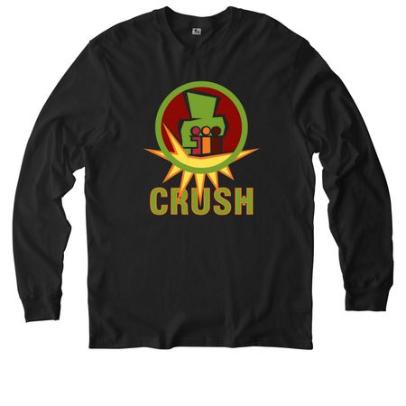 CRUSH&nbsp;, a Deep Black Allmade Organic Cotton Long Sleeve Tee