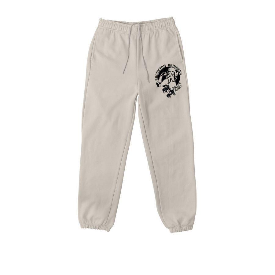 New Logo Black Outline Pants, a Dust Premium Heavyweight Jogger