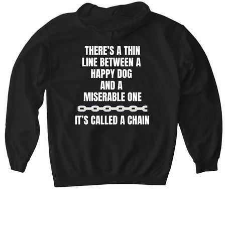 Classic TRP Logo, a Black Gildan Softstyle Pullover Hoodie (back-view)