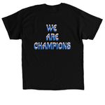 Statue of liberty throwing up 3s&nbsp;, a Black Classic Unisex Tee (back-view)