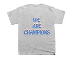Statue of liberty throwing up 3s&nbsp;, a Sport Grey Youth Unisex Tee (back-view)