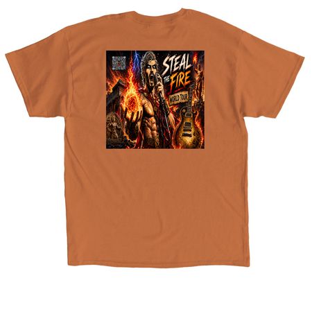 Steal The Fire World Tour, a Texas Orange Classic Unisex Tee